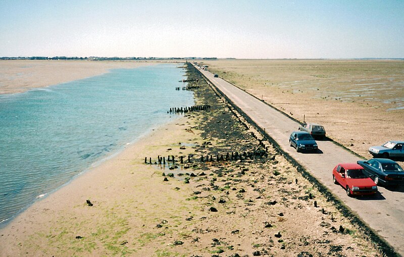 Passage du Gois, île de Noirmoutier